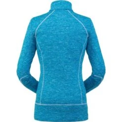 Spyder Accord Zip T-Neck - Women's -Buckmans Store 194085425 spyn accord zipt lagoon back