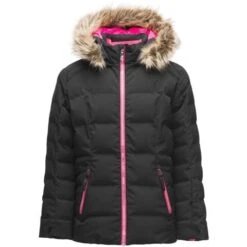 Spyder Zadie Synthetic Down Jacket - Girl's -Buckmans Store 195050 Spyn Atlas Syn Down BLACK l1