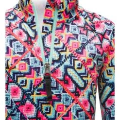 Spyder Reflect Zip T-Neck - Toddler Girl's -Buckmans Store 196096 spyn bitsy rflt zt friends forever pr 3