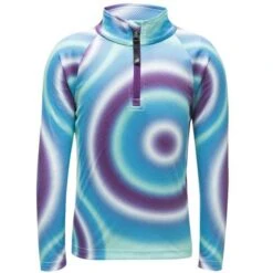 Spyder Reflect Zip T-Neck - Toddler Girl's -Buckmans Store 196096 spyn bitsy rflt zt magic eyes print v l