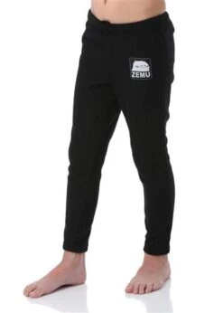 Zemu Junior Black Fleece Pant - Youth