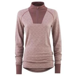Kari Traa Voss Cashmere Mix Half Zip - Women's -Buckmans Store 623108 taupe product 1 2223fw
