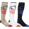686 Mountain Scape Sock 3 Pack - Men's 2 686 Mountain Scape Sock 3 Pack - Men's -Buckmans Store 686 mount assort 2223fw