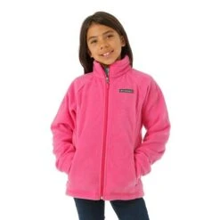 Columbia Benton Springs Fleece - Girl's -Buckmans Store FW23 Columbia GirlsBentonSpringsFleece PinkIce Model1