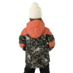 Columbia Mighty Mogul II Jacket - Girl's -Buckmans Store FW23 Columbia GirlsMightMogulIIJacket BlackAurelianDarkCoral Model4