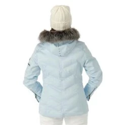 Nils Cervinia Faux Fur Parka - Women's -Buckmans Store FW23 Nils WomensCerviniaFauxFur IceBlue Model3