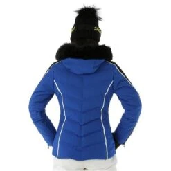Nils Courchevel Faux Fur Parka - Women's -Buckmans Store FW23 Nils WomensCourchevelFauxFur Sapphire Model3