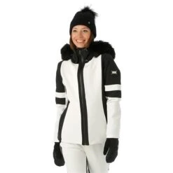 Nils Gstaad Faux Fur Parka - Women's -Buckmans Store FW23 Nils WomensGstaadFauxFur White Model1
