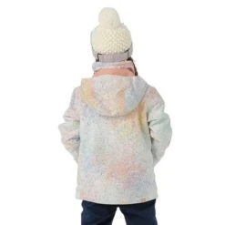 Roxy Jetty Girl Jacket - Girl's -Buckmans Store FW23 Roxy GirlsJettyJacket BrightWhiteSplash Model3