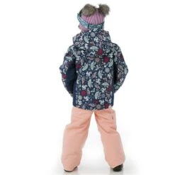 Roxy Snowy Tale Jacket - Girl's -Buckmans Store FW23 Roxy ToddlerGirlsSnowyTaleJacket MedievalBlueNeo Model3