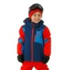 Spyder Mini Leader Jacket - Boy's -Buckmans Store FW23 Spyder BoysMiniLeaderJacket Abyss Model1