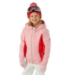 Spyder Zadie Synthetic Down Jacket - Toddler Girl's -Buckmans Store FW23 Spyder ToddlerGirlsAtlasSyntheticDownJacket Petal Model1