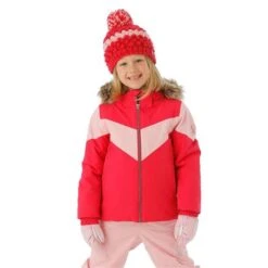 Spyder Lola Jacket - Toddler Girl's -Buckmans Store FW23 Spyder ToddlerGirlsLolaJacket Cerise Model1