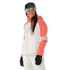 Spyder Poise GTX Jacket - Women's -Buckmans Store FW23 Spyder WomensPoiseGTXJacket White Model1