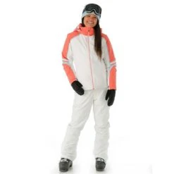 Spyder Poise GTX Jacket - Women's -Buckmans Store FW23 Spyder WomensPoiseGTXJacket White Model2