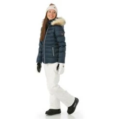 Sunice Fiona Quilted Jacket With Real Fur - Women’s 26 Sunice Fiona Quilted Jacket With Real Fur - Women’s -Buckmans Store FW23 Sunice WomensFionaJacketRealFur Midnight Model2