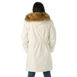Women The North Face Arctic Parka - NF0A4R2V -Buckmans Store FW23 TNF WomensArcticParka White Model3