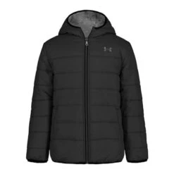 Under Armour Boys Rev Pronto Puffer Jacket - Boy's -Buckmans Store FW23 UnderArmour BoysRevProntoPufferJacket Black3