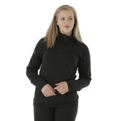 Northern Ridge Polar Stretch Fleece Half Zip - Women's -Buckmans Store NRR BPP W05 BLK 46339