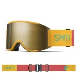 Smith Squad MAG Goggle -Buckmans Store SMI SQUAD MAG saffron sun blk gold M0043106W99MN