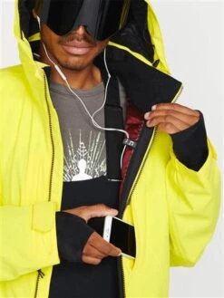 Volcom Quad Angle 2L TDS Jacket - Men's -Buckmans Store VOL G0452305 citron 4