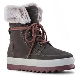 Cougar Vanetta Suede Waterproof Winter Boots - Women's -Buckmans Store Vanetta Silky Suede Pewter 2 W