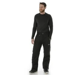 Men's Winter's Edge Lightweight Baselayer Crew | Buckmans -Buckmans Store WTR M08 BLK 49861