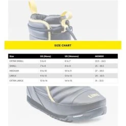 Line Apres Bootie 2.0 -Buckmans Store apres bootie 2 chart