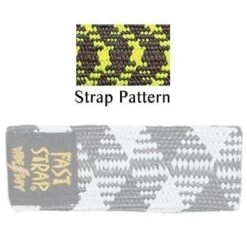 Fast Strap Wide Boy Ski Strap (2 Per Pack) -Buckmans Store black neon yellow fast strap wide boy ski strap 30974