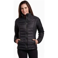Kuhl Spyfire Jacket - Women's -Buckmans Store fw21 2133 spyfire jacket blackout front