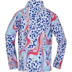 Spyder Reflect Zip T-Neck - Toddler Girl's -Buckmans Store fw22 196096 656 b