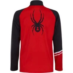 Spyder Web Zip T-Neck - Boy's -Buckmans Store fw22 215018 620 b