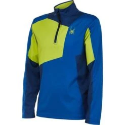 Spyder Ambush Zip T-Neck - Boy's