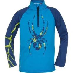Spyder Bug Zip T-Neck - Toddler Boy's -Buckmans Store fw22 216080 436 a