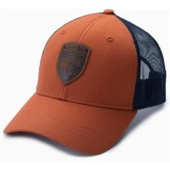 Kuhl Rustik Born Trucker - Men's -Buckmans Store fw22 23873 rustik born trucker cap rust front