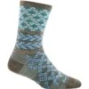 Darn Tough Greta Crew Lightweight Sock - Women's -Buckmans Store fw22 dt 6018 aqua