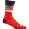 Darn Tough Lillehammer Nordic Boot Lightweight Sock - Men's -Buckmans Store fw22 dt 8032 red