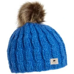 Turtle Fur Fifi Merino Wool Pom Beanie - Women's -Buckmans Store fw22 fifi merino woolpom beanie ocean