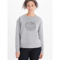 Marmot Mtn Works CN Sweatshirt - Women's 8 Marmot Mtn Works CN Sweatshirt - Women's -Buckmans Store fw22 mtn workscn sleetm12020 502 s02