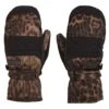 Volcom Peep Gore-Tex Mitt - Women's 2 Volcom Peep Gore-Tex Mitt - Women's -Buckmans Store fw22 peep goretex mitt women leopard front