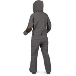 Volcom Romy Snow Suit - Women's -Buckmans Store fw22 romy snowsuit women drkgrey back