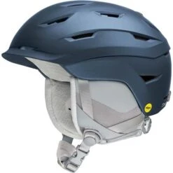 Smith Liberty MIPS Helmet - Women's 9 Smith Liberty MIPS Helmet - Women's -Buckmans Store fw22 snow liberty mips matte metallic french navy e006300945559