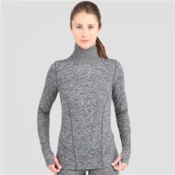 Terramar Cloud Nine 2.0 Turtleneck - Women's 28 Terramar Cloud Nine 2.0 Turtleneck - Women's -Buckmans Store fw22 terramar dkgreymel