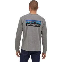 Patagonia L/S P-6 Logo Responsibili-Tee - Men's (38518) -Buckmans Store fw22 wbf20 38518 glh kt2