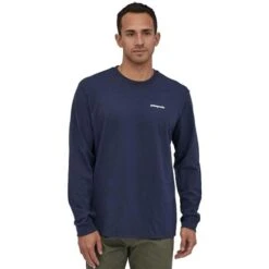 Patagonia L/S P-6 Logo Responsibili-Tee - Men's (38518) -Buckmans Store fw22 wbs20 38518 cny mk1