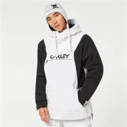 Oakley TNP TBT Insulated Anorak - Men's -Buckmans Store fw23 OAK FOA403652 white black 1