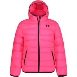 Under Armour Prime Puffer Jacket - Girl's -Buckmans Store fw23 UA Prime Puffer Pink Punk 1