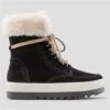 Cougar Vanetta Suede Waterproof Winter Boots - Women's -Buckmans Store fw23 cou vanetta blk crm 1