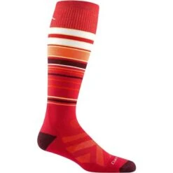 Darn Tough Snowpack OTC Midweight With Cushion Socks - Men's -Buckmans Store fw23 darntough snowpackotc midweightsocks red