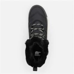 Sorel Whitney Ii Short Lace Waterproof Boots - Women's -Buckmans Store fw23 sor 1916841 blk 3